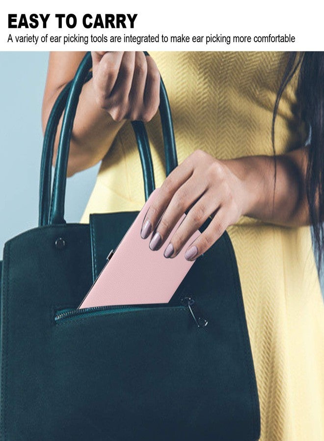 ZJchao Ear Wax Removal Tool, 23psc Spiral Ear Pick Sets Double Ended Ear Scoop Spoon Ear Care Supplies for Woman Man Earwax Removal Ear Cleaning Tools Set(23 Pieces of Cherry Powder Ear Picking Set) - Image 3